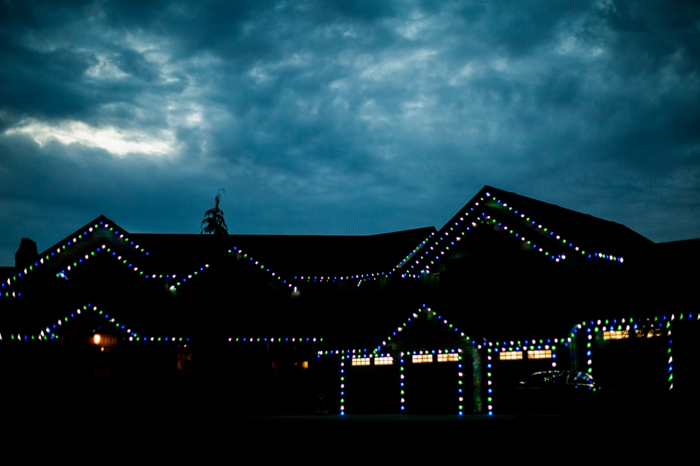christmas lights installation