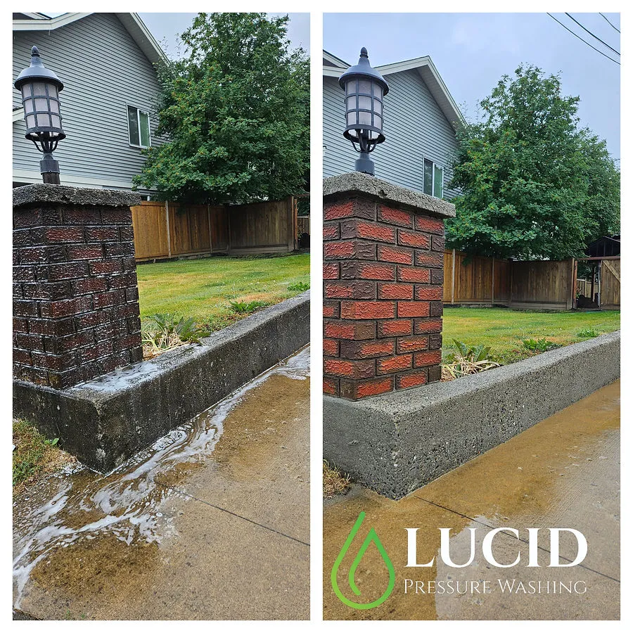 Pressure washing project in Chilliwack, BC